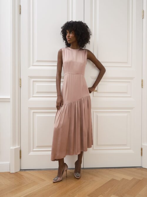 glinea-01418 The Tiered Dress — Blush